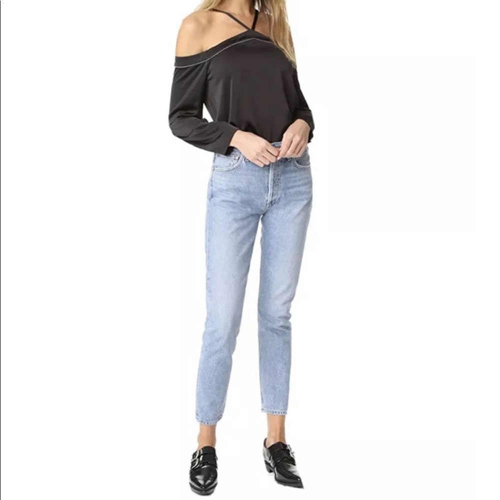 $134 Black Cold Shoulder Cooper And Ella Top S